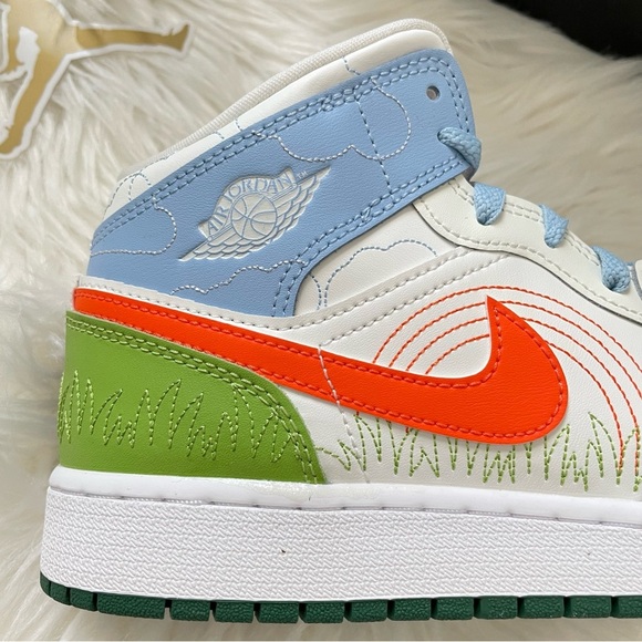 NIKE AIR JORDAN 1 MID SE BACKYARD PRICE FIRM - Picture 10 of 16